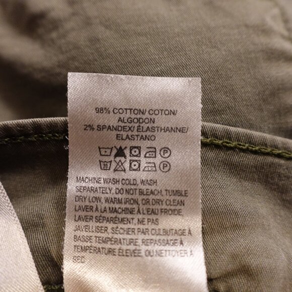 Lucky Brand The Cargo Stretch Utility Pants – Women's Size 4 / 27 Olive Green - Picture 12 of 12